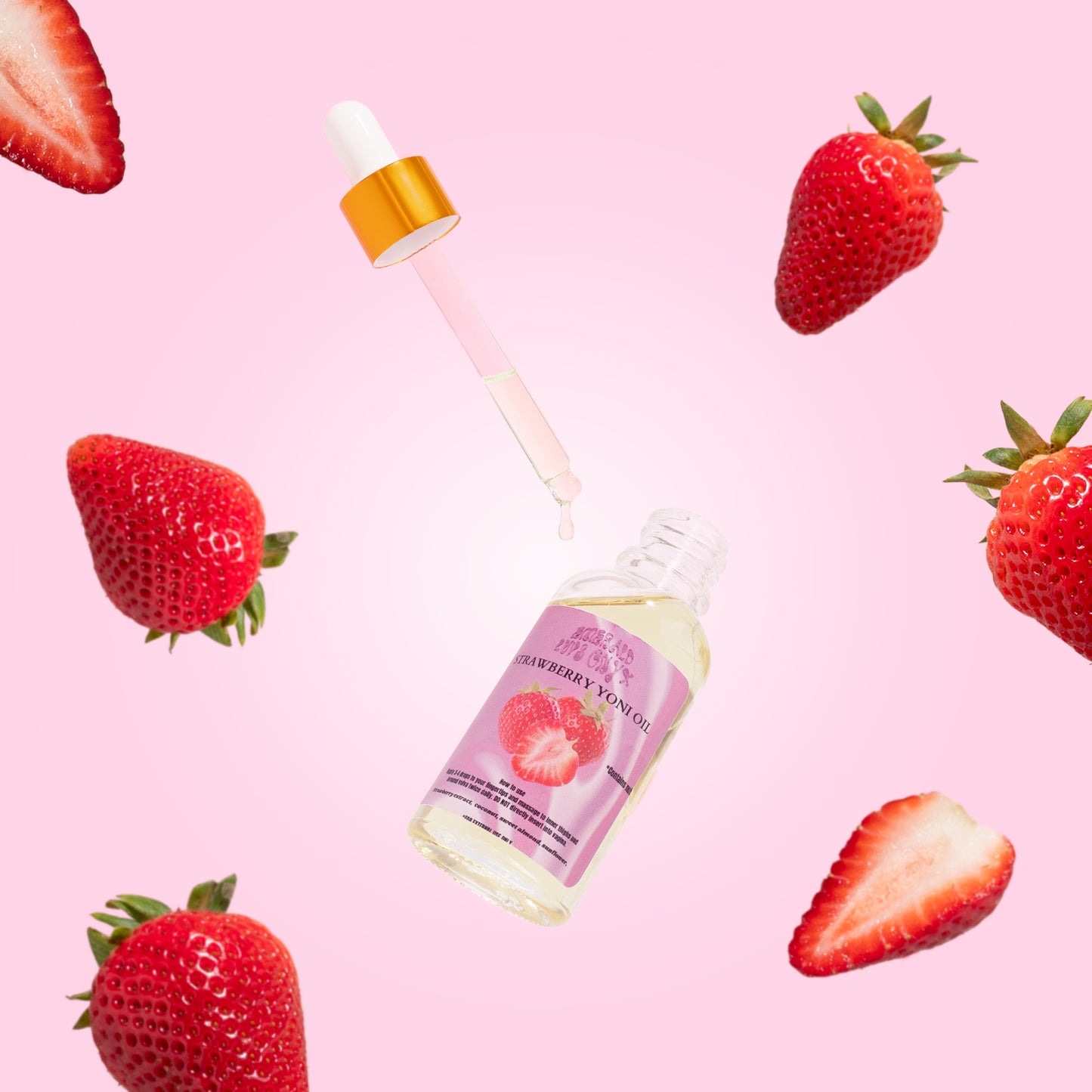 Strawberry yoni oil